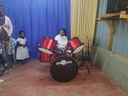 Faith on the drums